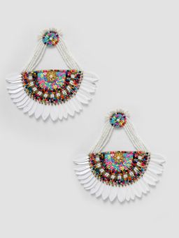 Moedbuille - Sequins And Beads Studded Contemporary Design Handcrafted Chandbalis