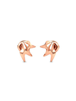 Candere by Kalyan Jewellers - 14K BIS Hallmark Rose Gold Earrings