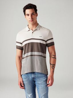 Levi's - Men's Striped Slim Fit Polo T-Shirt