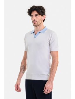 Snitch - White Solid Half Sleeves Regular Casual T-Shirt for Men