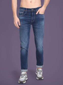Flying Machine - Stone Wash Slash Selvage Jeans