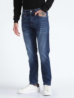Flying Machine - Slash Mid Rise Jeans
