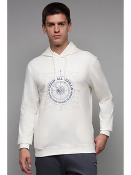 Reebok - Men Cream Hoodie