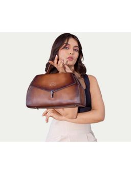 Nelumbo Nucifera - Evangel Handmade Leather Satchel Brown