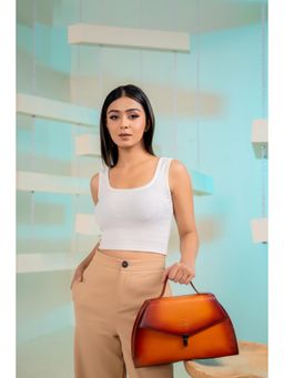 Nelumbo Nucifera - Evangel Handmade Leather Satchel Tan