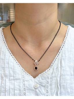 Zeraki Jewels - Ahana Full Black Beads Mangalsutra Black