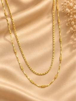 Zeraki Jewels - Aiza And Rise Chain (Pack Of 2)