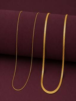 Zeraki Jewels - Harmony And Classic Chain (Pack Of 2)