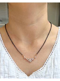 Zeraki Jewels - Mahira Full Black Beads Mangalsutra