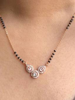 Zeraki Jewels - Mia Mangalsutra Rose Gold