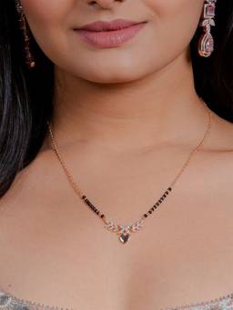 Zeraki Jewels - Nora Mangalsutra Rose Gold N