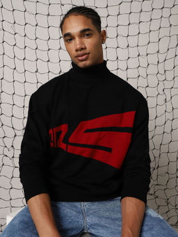 Hubberholme - Men Acrylic Knitted Oversized Fit Turtle Neck Full Sleeves Sweater