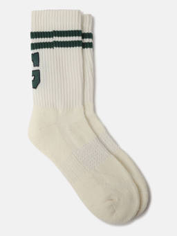 GANT - Boys White Patterned Ankle Length Socks (Pack of 1)