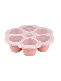 Beaba - Silicone Multiportions, 6 X 90 ml, Old Pink