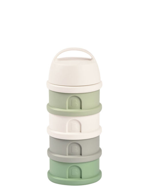 Beaba Stacked Formula Container, Cotton & Sage Green