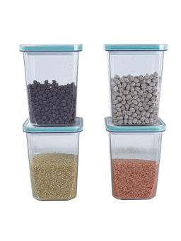 HomeTown - Fiesta Tritan Twist Lock 1500 ml Containers Transparent (Set of 4)