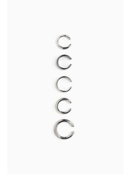 H&M - Men Silver 5-Pack Ear Cuffs