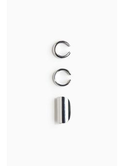 H&M - Men Silver 3-Pack Ear Cuffs