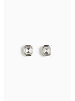 H&M - Men Silver Rhinestone Earrings