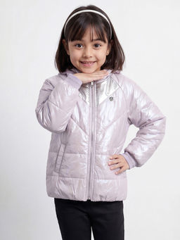 Allen Solly - Girls Lilac Regular Fit Jacket