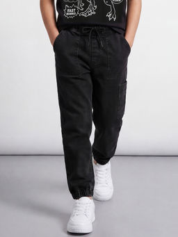 Allen Solly - Boys Black Joggers
