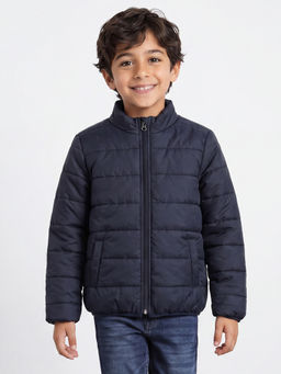 Allen Solly - Boys Navy Solid Jacket