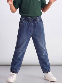 Allen Solly - Boys Blue Solid Jeans