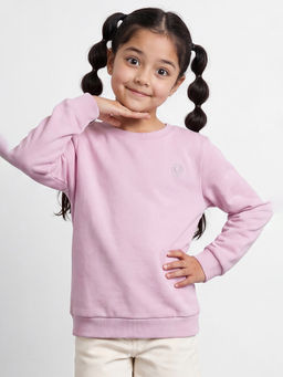 Allen Solly - Pink Cotton Regular Sweatshirt