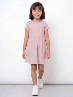 Allen Solly - Pink Printed Knee Length Dress
