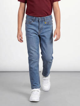 Allen Solly - Boys Light Blue Slim Fit Jeans