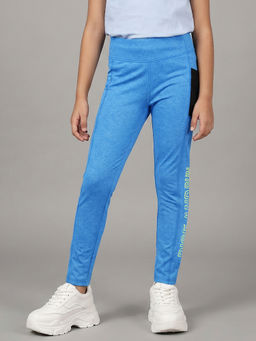 Allen Solly Junior - Girls Blue Solid Leggings