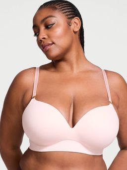 Victoria's Secret - Pink Dream Angels Smooth Wireless Push-Up Plunge Bra