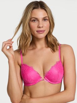 Victoria's Secret - Pink Very Sexy Rose Lace Push-Up Bra