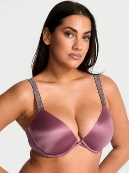 Victoria's Secret - Purple Very Sexy Shine Strap Lightly Lined Low-Cut Demi Bra