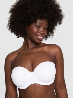 Victoria's Secret - White Wear Everywhere Push-Up Strapless Bra