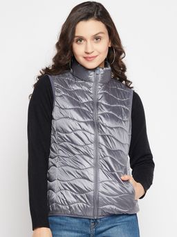 Madame - Quilted Silver Jacket