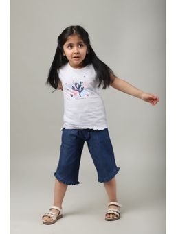 ZACH & KIKI - Grey Printed Sleeveless T-Shirt