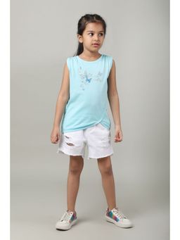 ZACH & KIKI - Pretty Butterfly Overlap T-Shirt