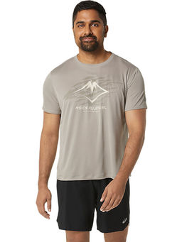 ASICS - Fuji Trail Logo Ss Men Grey T-Shirt