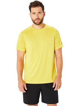 ASICS - Acti Breeze Jacquard Ss Men Yellow T-Shirt