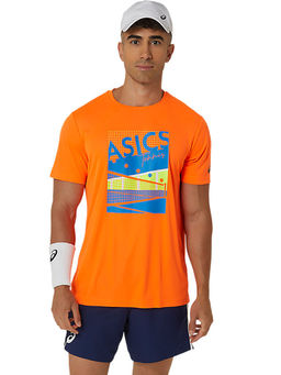 ASICS - Gs Graphic Men Orange T-Shirt