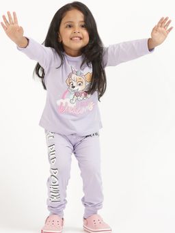 Napchief - Paw Patrol Unicorn Sky Lavender Pyjama Set Lavender (Set of 2)