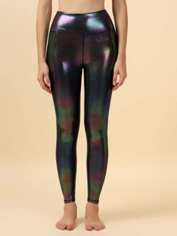 Fitkin - Black Lux Galaxy Glow Tights