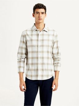 Levi's - Men's Redloop Checkered White Slim Fit Shirt