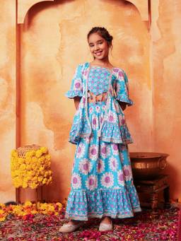 Lil Pitaara - Pure Cotton Lehenga Choli set