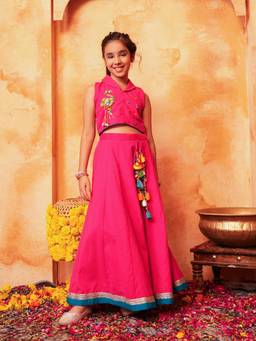 Lil Pitaara - Pure Cotton Lehenga Choli set