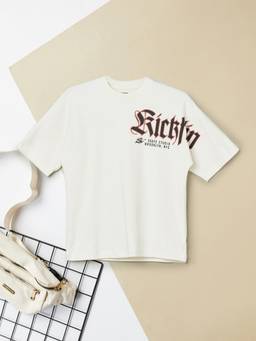 max - Boys Oversized Printed T-shirt