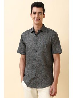 Allen Solly - Men Multi-Color Print Half Sleeves Casual Shirt