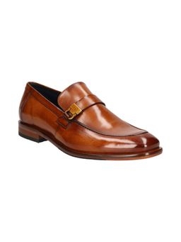Bugatti - Mansueto Flex Tan Mens Leather Penny Loafers
