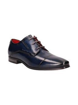 Bugatti - Margo Blue Mens Leather Derby Shoes